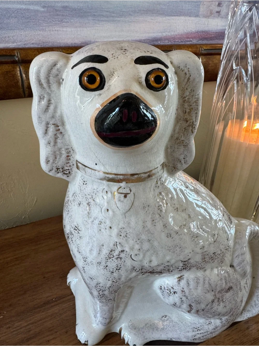 Staffordshire ceramic seated